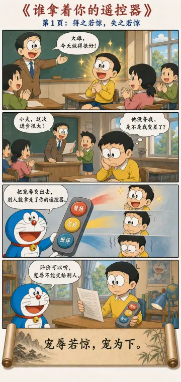 第十三章漫画预览：不把决定自己宠辱的权力交给别人