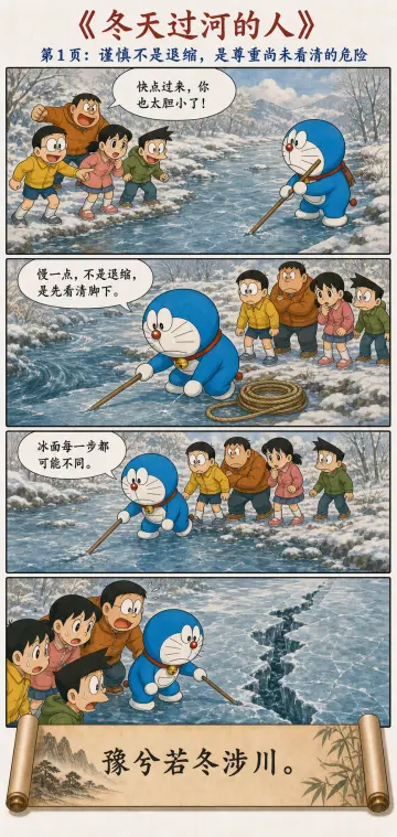 第十五章漫画预览：冬天过河与浑水徐清