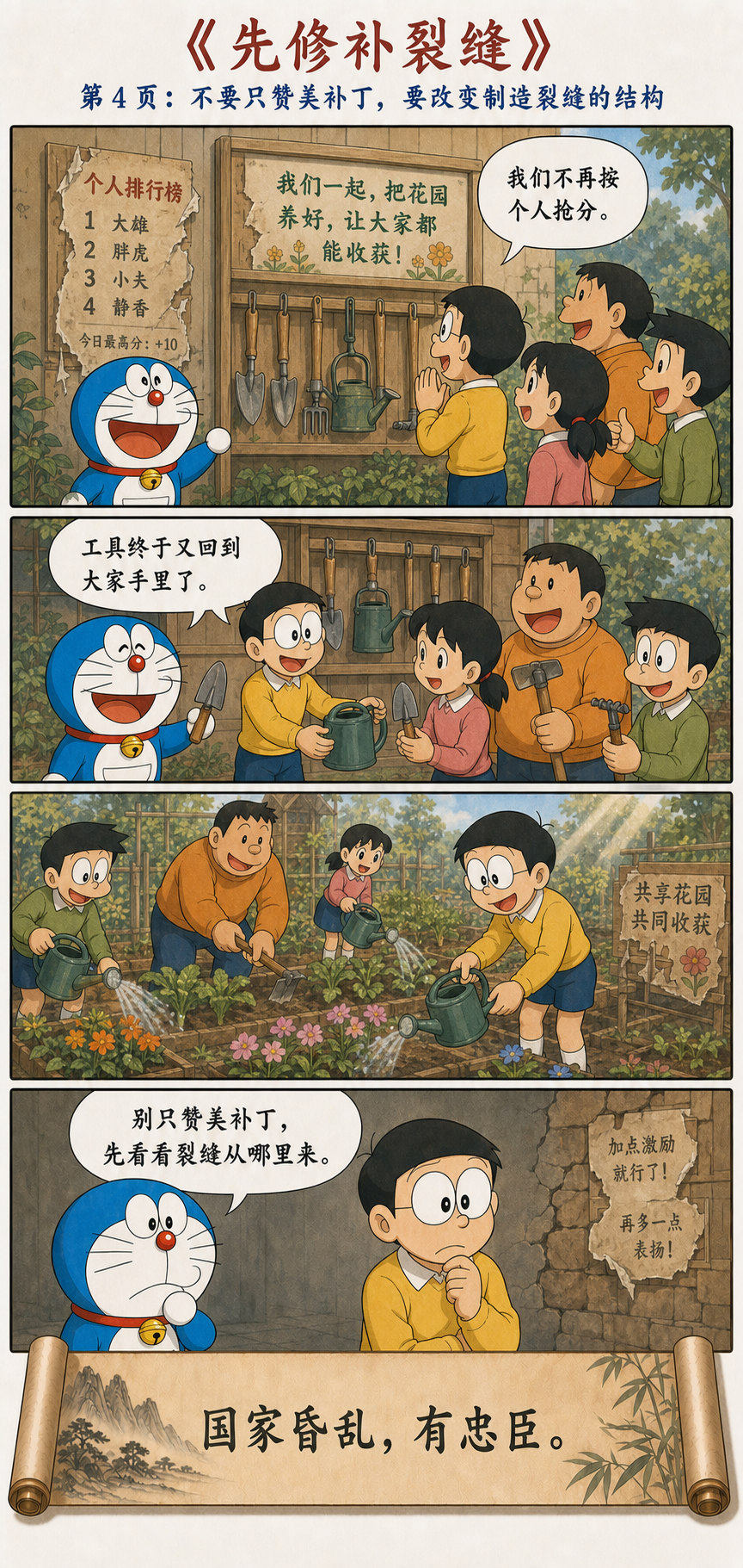 移除个人排名恢复共享工具和共同花园目标