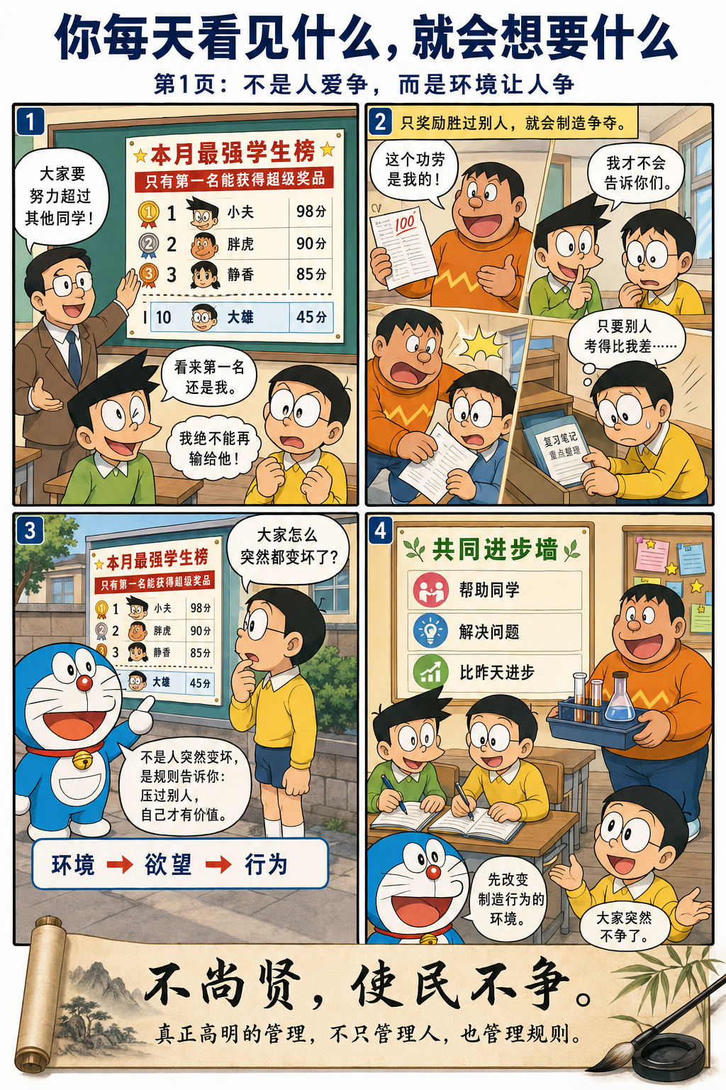 第三章漫画预览：环境如何塑造欲望与竞争