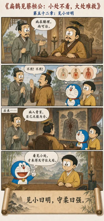第五十二章漫画预览：扁鹊见蔡桓公