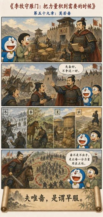 第五十九章漫画预览：李牧守雁门