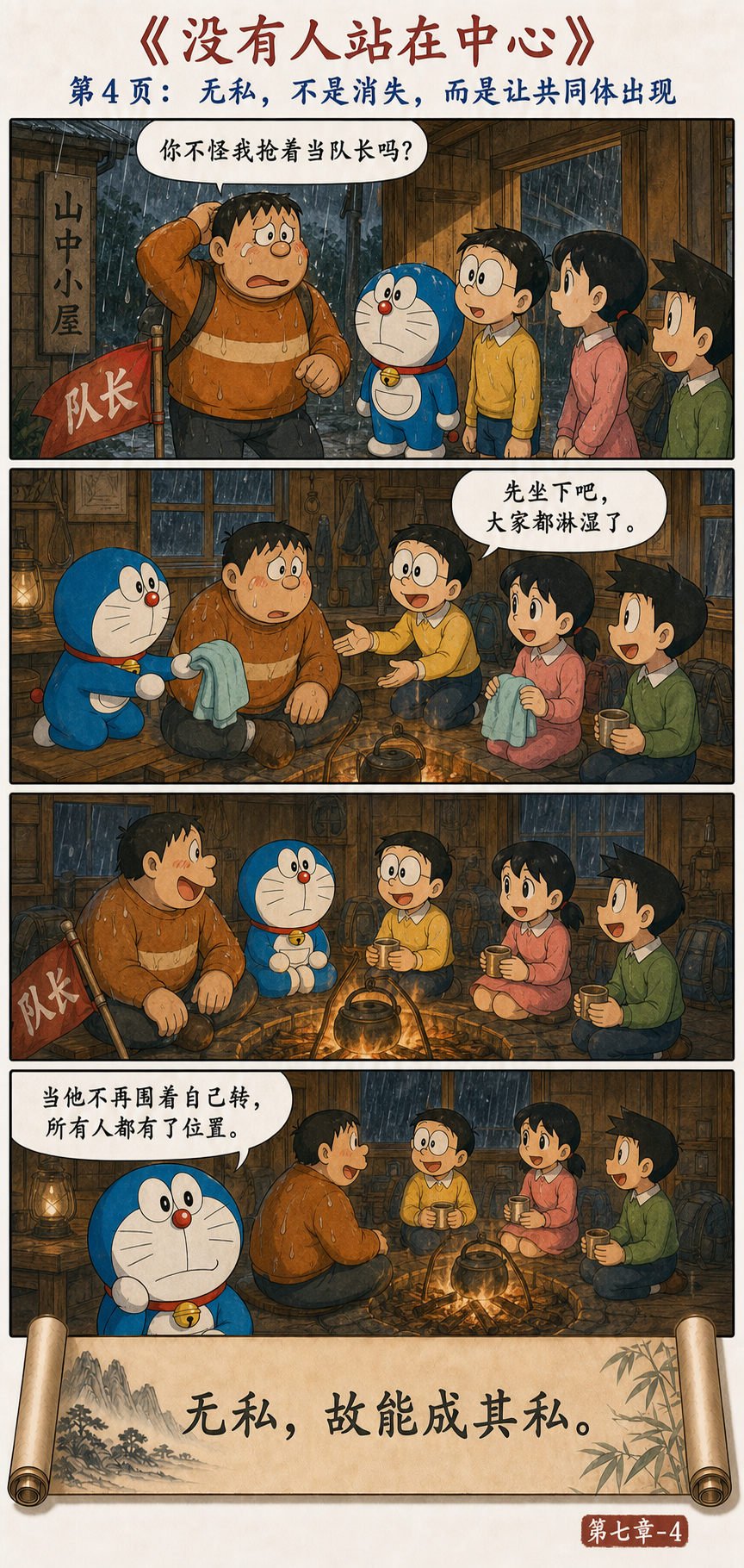 伙伴们协作完成撤离而无人争中心