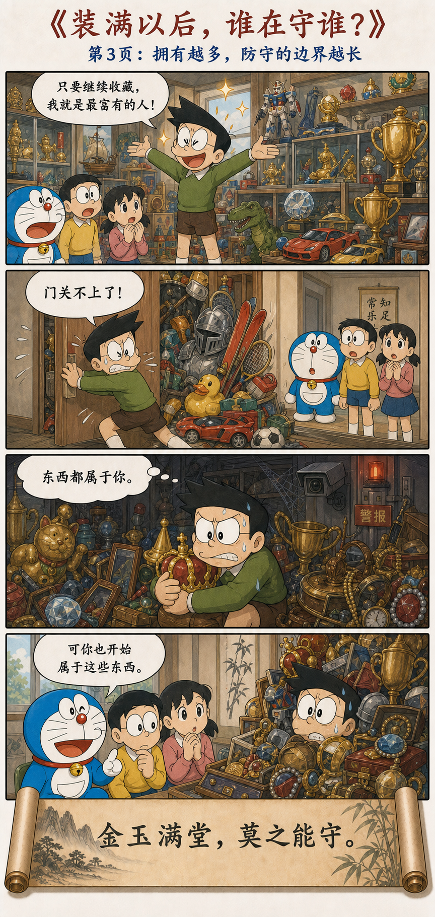 小夫的收藏塞满房间令他无法生活